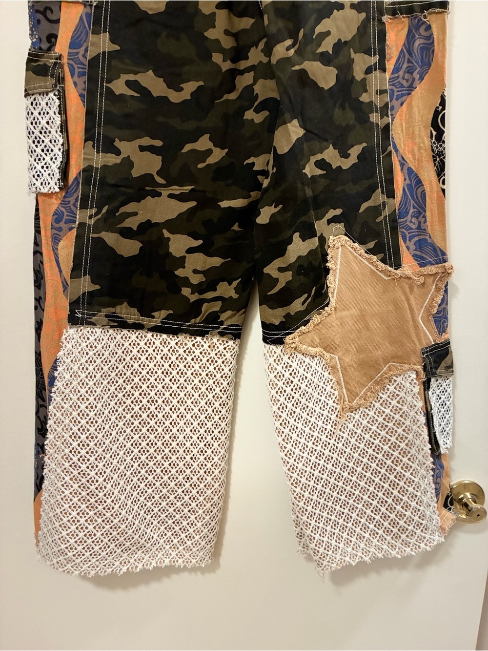 POL Patchwork Twill Pants Size Large - Picture 8 of 14